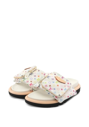 Louis Vuitton Pre-Owned x Takashi Murakami 2010s Pool Pillow sandals - White