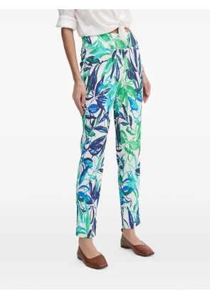 Joseph Ribkoff floral-print trousers - White