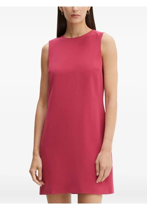 Theory crew-neck mini dress - Pink