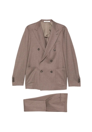 Tagliatore double-breasted suit - Brown