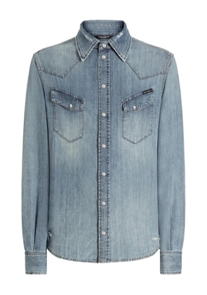 Dolce & Gabbana Western buttoned shirt - Blue