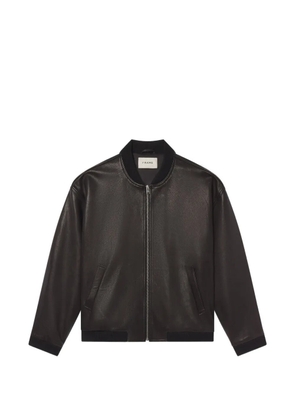 FRAME leather bomber jacket - Brown