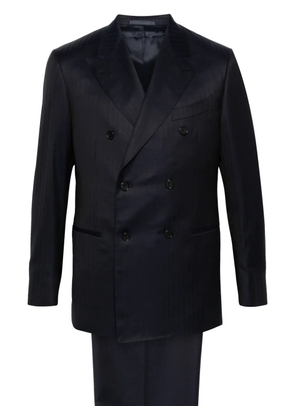Caruso striped suit - Blue