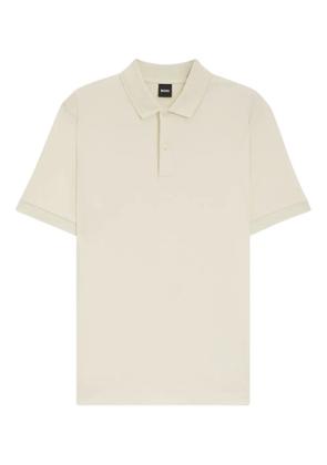 BOSS buttoned polo shirt - Neutrals