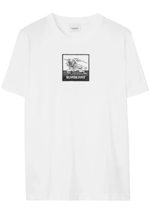Burberry EKD cotton T-shirt - White
