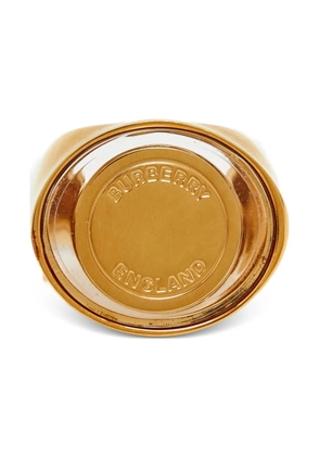 Burberry Pre-Owned engraved ring - Gold