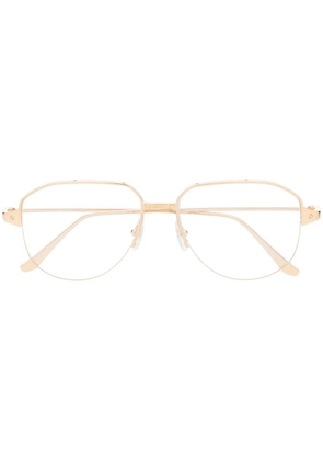 Cartier Eyewear pilot-frame glasses - Gold