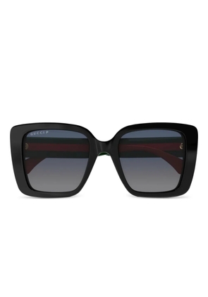 Gucci Eyewear web-detailing sunglasses - Black
