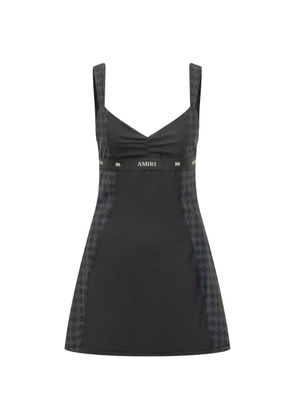 AMIRI Ma Quad patterned mini dress - Black
