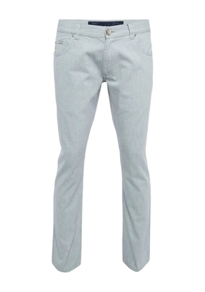 Armani Vintage logo-patch jeans - Blue