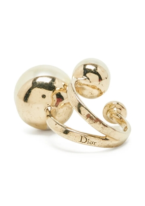 Christian Dior Pre-Owned UltraDior faux-pearl ring - Gold