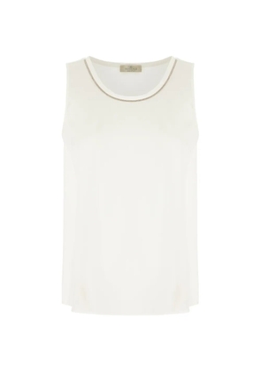 PANICALE beaded top - White