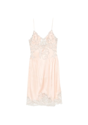 Ermanno Scervino lingerie-style midi dress - Pink