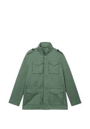 Brooks Brothers buttoned stand collar jacket - Green