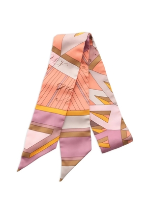 Hermès Pre-Owned 2010s La Rose des Vents scarf - Orange