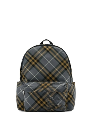 Burberry small check backpack - Grey