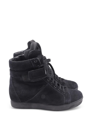 Prada Pre-Owned suede sneakers - Black