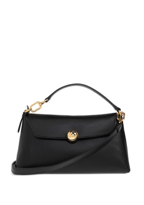 Furla mini Sfera turnlock leather tote bag - Black