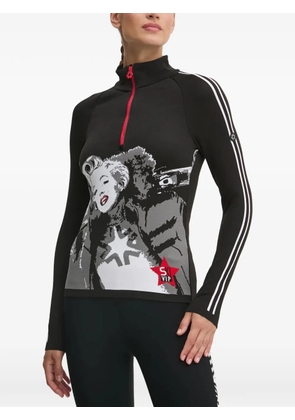 NEWLAND graphic-print sweater - Black