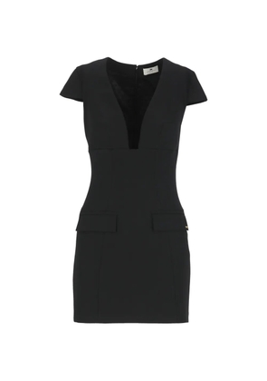 Elisabetta Franchi V-neck mini dress - Black