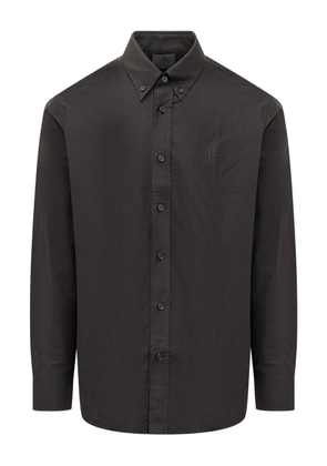 Givenchy embroidered-logo shirt - Black