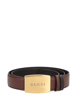 Gucci reversible buckle belt - Brown
