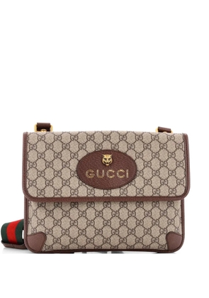 Gucci Pre-Owned Neo Vintage Flap Messenger GG Coated Canvas Medium crossbody bag - Brown