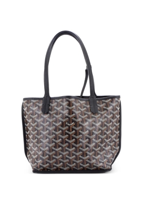 Goyard Pre-Owned Anjou Reversible Tote Coated Canvas Mini satchel - Black