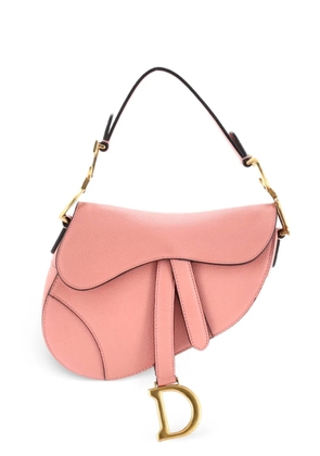 Christian Dior Pre-Owned Saddle Handbag Leather Mini shoulder bag - Pink