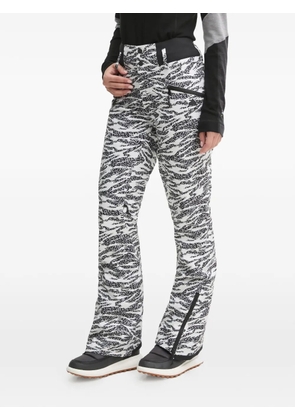 Burton animal-pattern ski pants - White