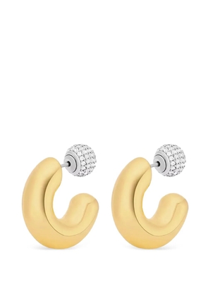 Michael Kors beaded-hoop earrings - Gold