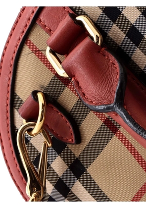 Burberry Pre-Owned Orchard Bag Horseferry Check Canvas Medium handbag - Neutrals