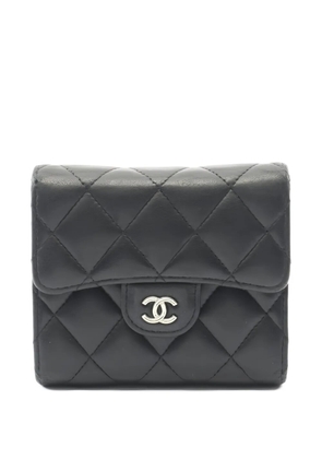 CHANEL Pre-Owned 2019 quilted leather wallet - Black