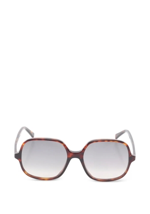 Celine Pre-Owned 2020s tortoiseshell-pattern sunglasses - Brown