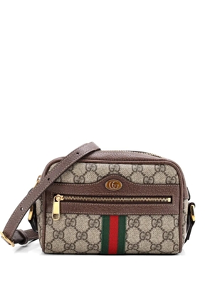 Gucci Pre-Owned Ophidia Shoulder Bag GG Coated Canvas Mini crossbody bag - Brown