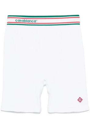 Casablanca seamless sports shorts - White