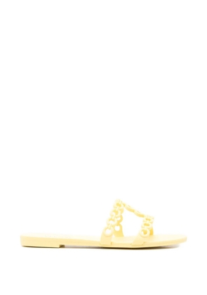 Aquazzura Infinity chain-detail sandals - Yellow