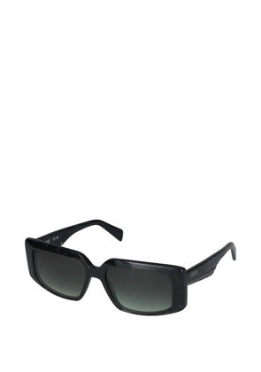 LIU JO petrol tortoise geometric sunglasses - Green