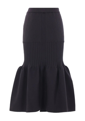 CFCL ribbed peplum skirt - Black