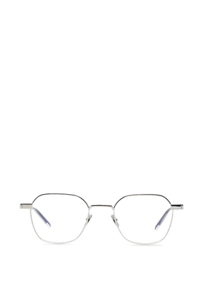 Saint Laurent Eyewear geometric-frame glasses - Silver