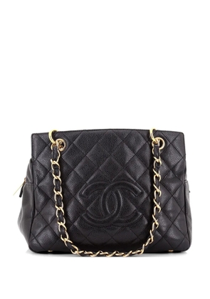 CHANEL Pre-Owned Petite Timeless Quilted Caviar tote bag - Black