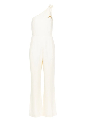 Chloé one-shoulder linen jumpsuit - Yellow