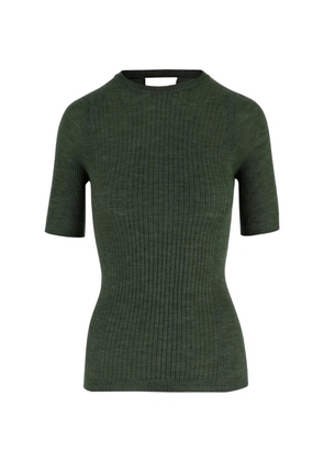 SA SU PHI short-sleeved ribbed T-shirt - Green