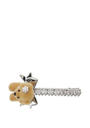 YVMIN embellished bear hair accessory - Silver