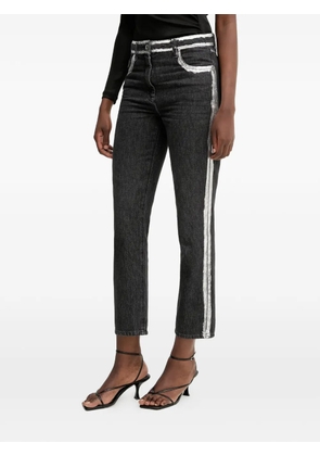 Patrizia Pepe contrasting-trim jeans - Grey