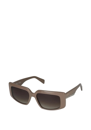 LIU JO rectangle-frame sunglasses - Neutrals