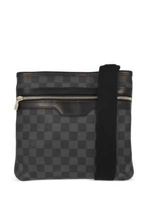 Louis Vuitton Pre-Owned 2009 Thomas check crossbody bag - Black