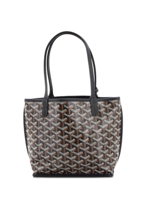 Goyard Pre-Owned Anjou Reversible Tote Coated Canvas Mini satchel - Black