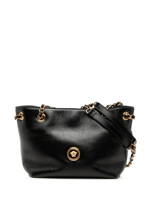 Versace Pre-Owned 1990-2000 Leather La Medusa shoulder bag - Black