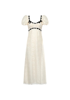 For Love And Lemons Creampuff ribbon maxi dress - Neutrals